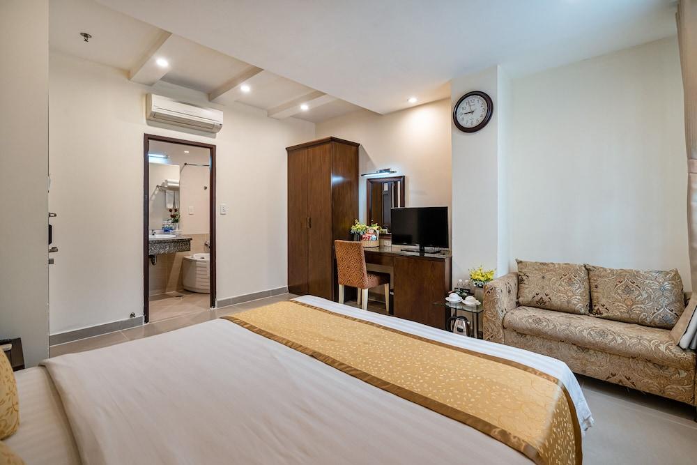 ฮวงงัน โฮเทล แอนด์ สวีท - ใจกลางเมือง Hotel โฮจิมินห์ซิตี้ ภายนอก รูปภาพ